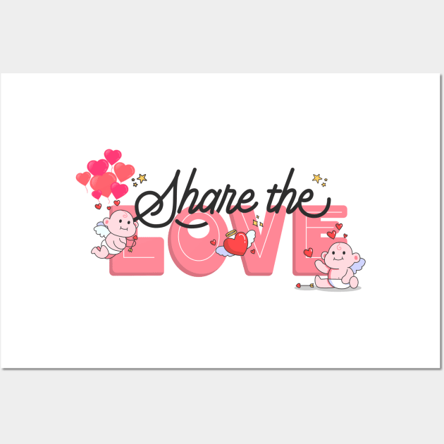 Share the love Wall Art by Salasala